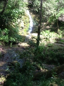 waterfall in south of France